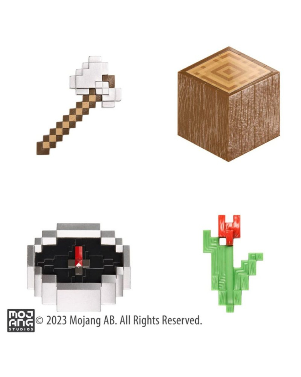 Action Figure Minecraft Inventory Chest - Forest 