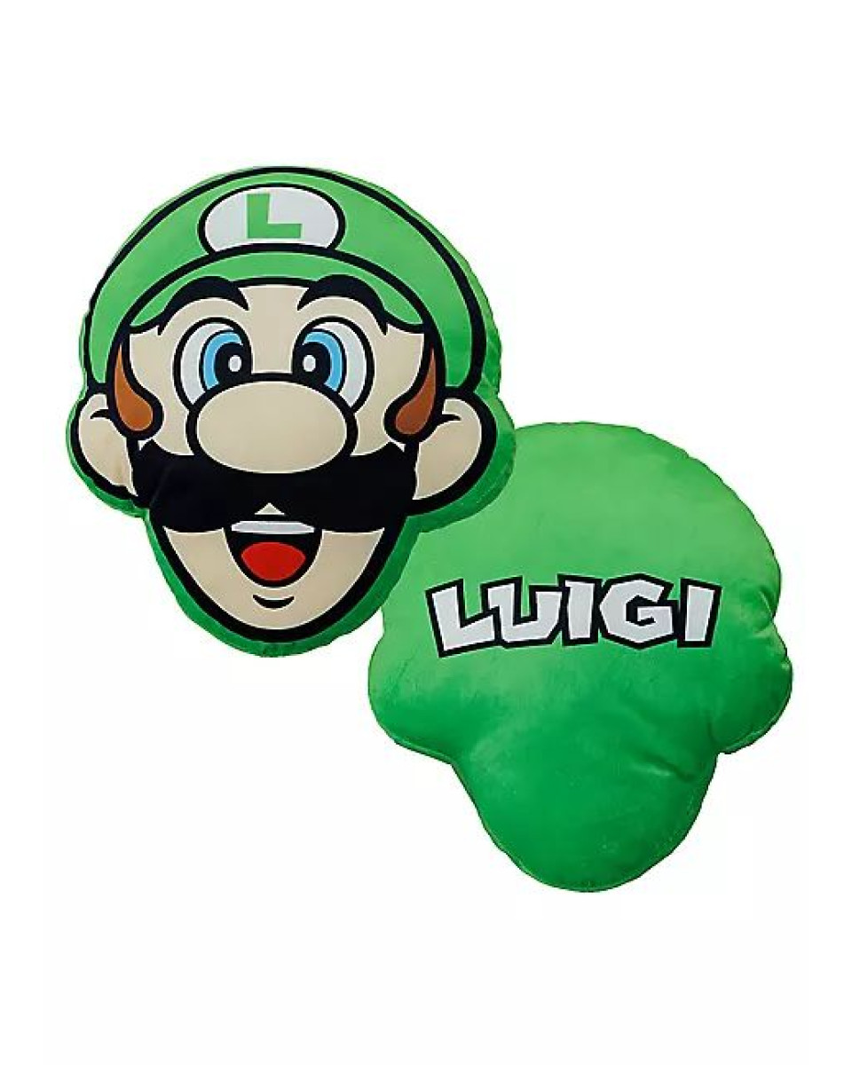 Jastuk Super Mario -  Luigi Happy Face 3D 