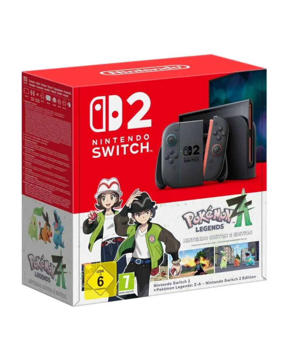 Konzola Nintendo Switch 2 - Light Blue and Light Red Joy-Con + Switch Pokemon Le 