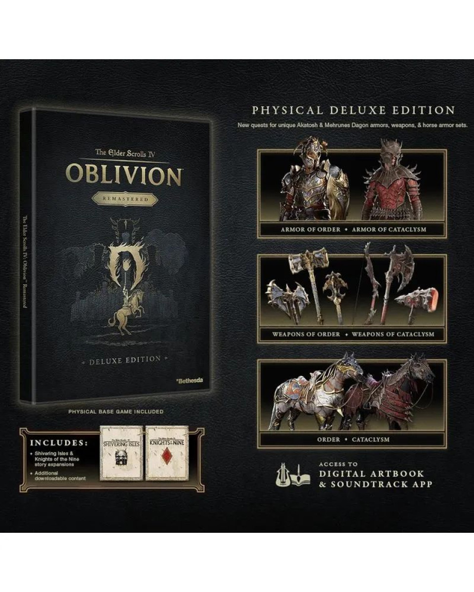 PS5 The Elder Scrolls IV - Oblivion Remastered - Deluxe Edition