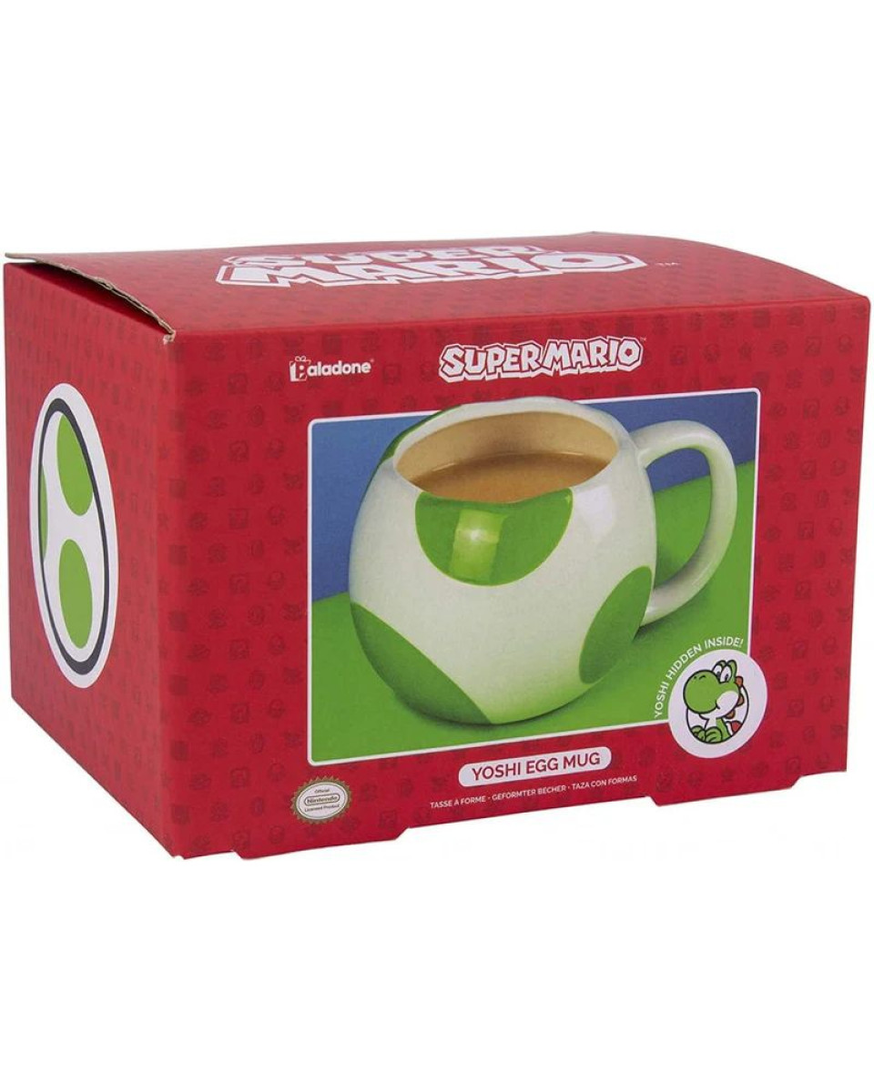 Šolja Super Mario - 3d Shaped Mug - Yoshi Egg 