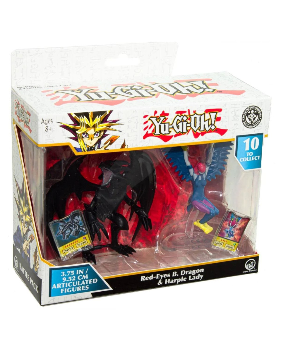 Action figure Yu-Gi-Oh 2-Pack - Red-Eyes Black Dragon & Harpie Lady 