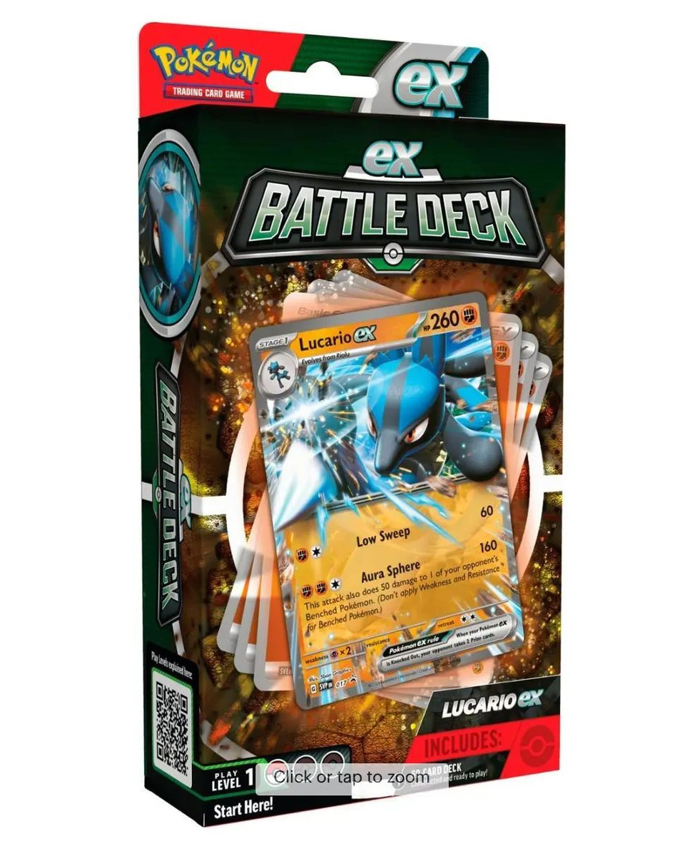 Board Game - Pokemon - TCG - ex Battle Deck - Lucario & Ampharos 