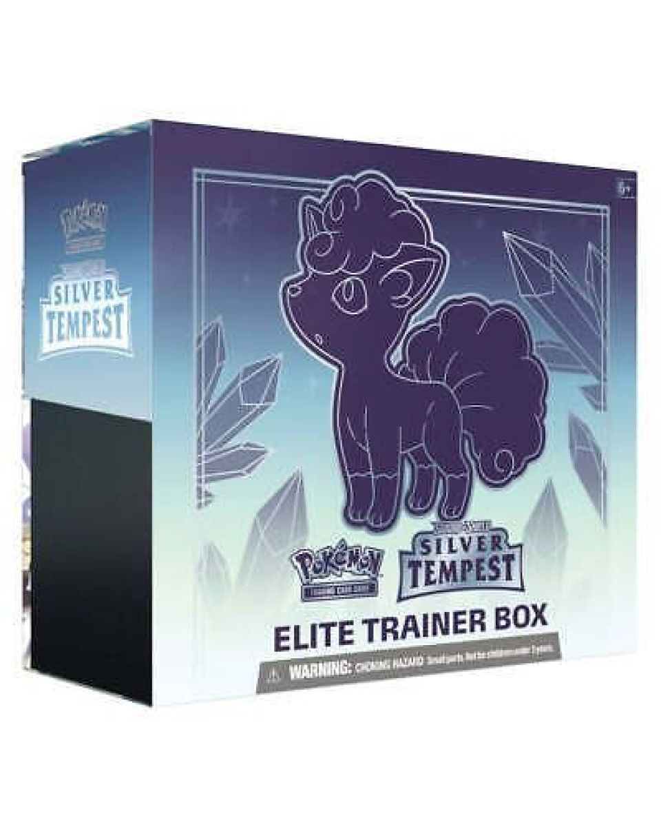 Board Game - Pokemon - TCG Sword & Shield - Silver Tempest - Elite Trainer Box 