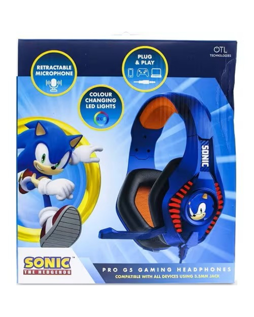 Slušalice OTL - Sonic The Hedgehog - Pro G5 Over-Ear 