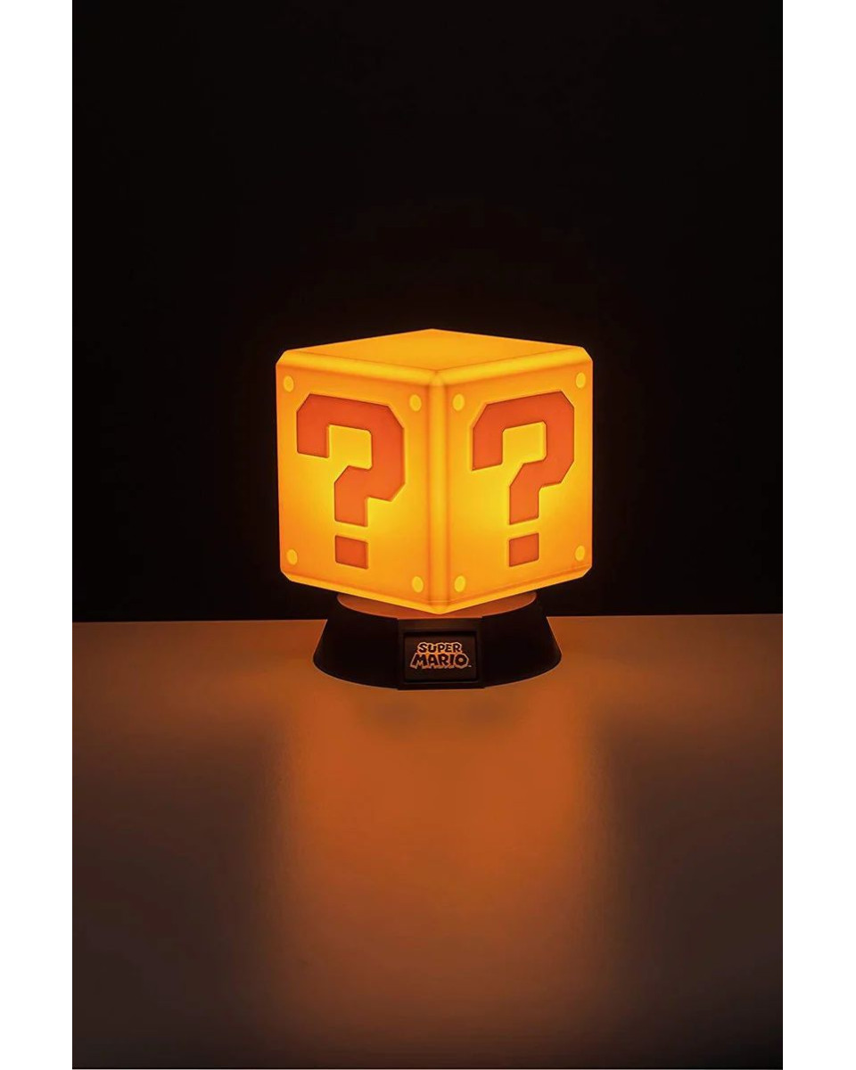 Lampa Paladone Super Mario - Question Block Icon Light V3 