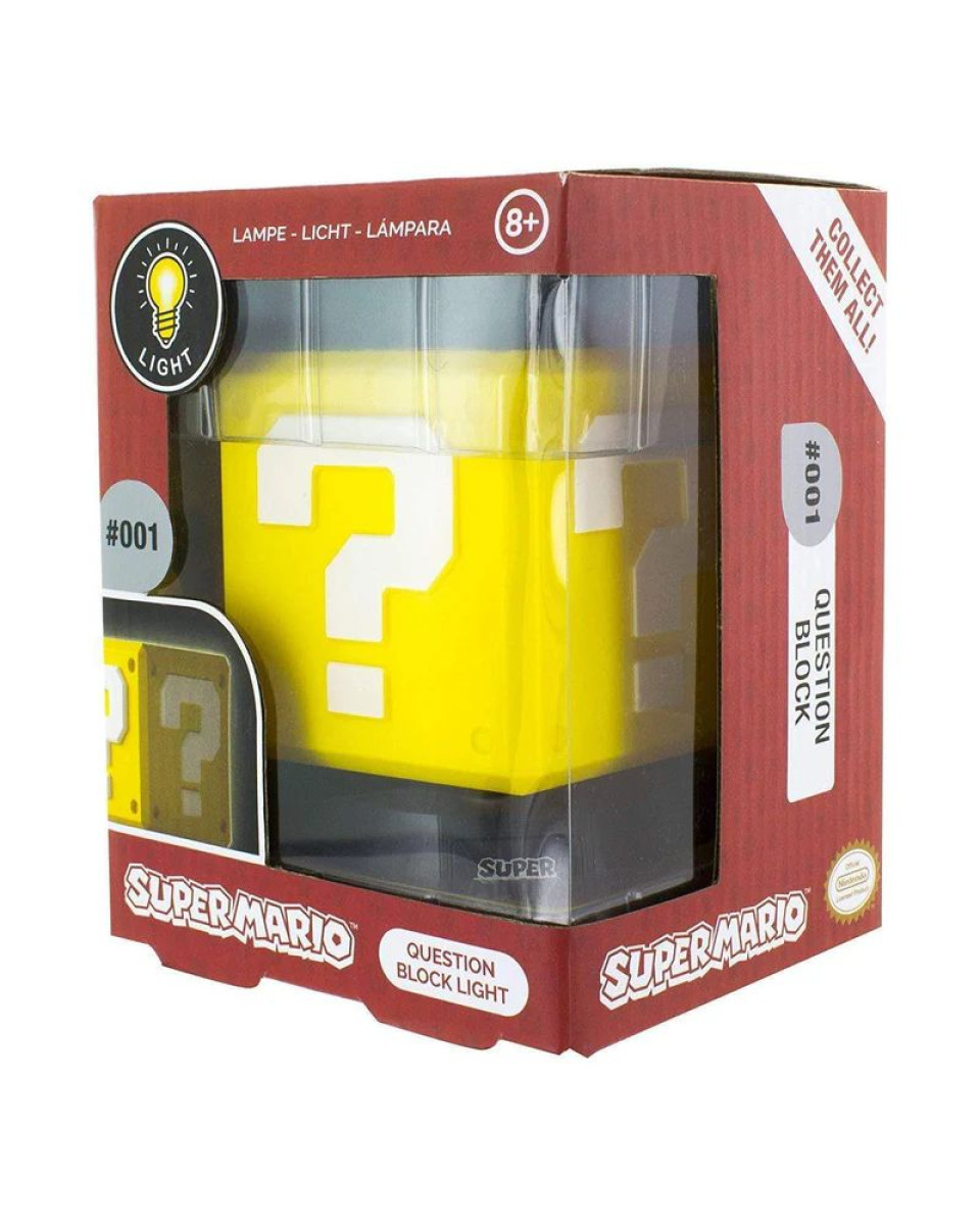 Lampa Paladone Super Mario - Question Block Icon Light V3 