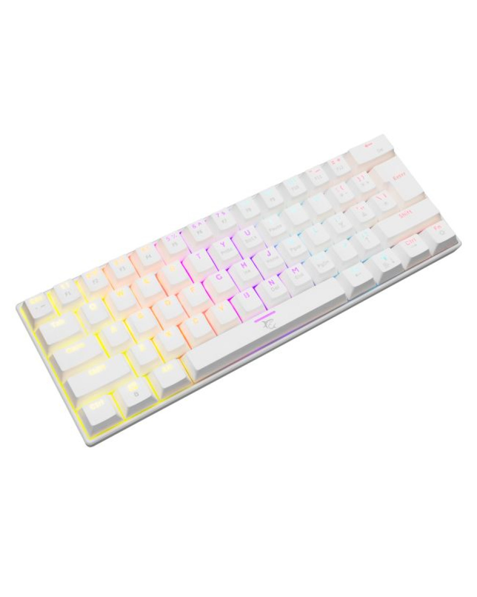 Tastatura White Shark - Shinobi 2 - White - Red switch 