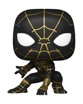 Bobble Figure Marvel Pop! - Spider-man Black And Gold Suit 