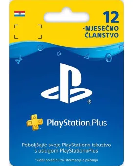 Playstation Plus PSN pretplata - 12 meseci HR 