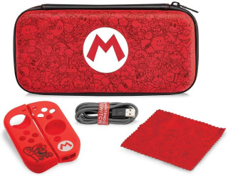 Nintendo Switch Starter Kit PDP - Mario Remix Edition ( Case + Joy-Con grips + U 