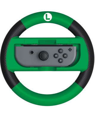 Nintendo Switch HORI Deluxe Wheel Attachment - Mario Kart 8 Deluxe - Luigi 