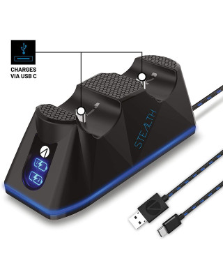 Dual Charging Stealth Dock Station Black C100 V 