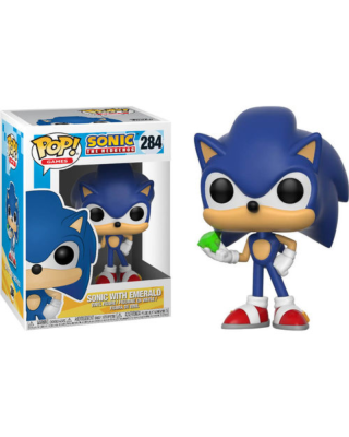 Bobble Figure Games - Sonic the Hedgehog POP! - Sonic with Emerald 