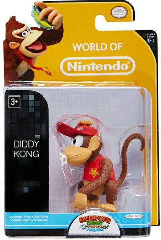 Mini Figure World Of Nintendo - Diddy Kong 