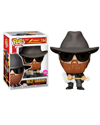 Bobble Figure ZZ Top POP! - Billy Gibbons (Flocked) 