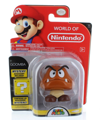 Mini Figure World of Nintendo - Goomba + Mystery Box 