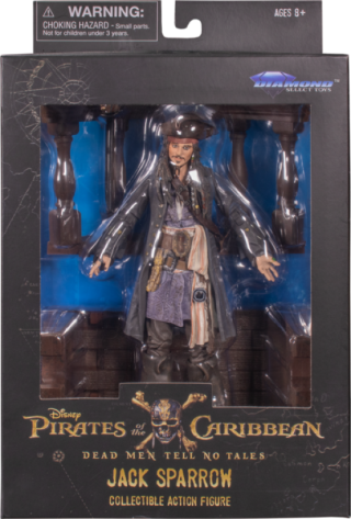 Action Figure Pirates Of The Caribbean Deluxe - Jack Sparrow 