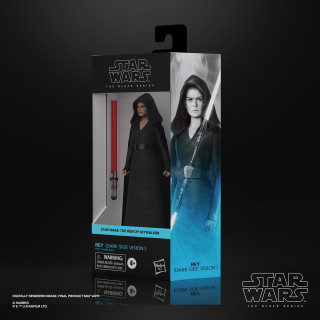 Action Figure Star Wars The Rise of Skywalker Black Series - Rey ( dark side vis 