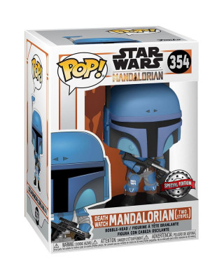 Bobble Figure Star Wars The Mandalorian Pop! - Death Watch Mandalorian - Two Str 