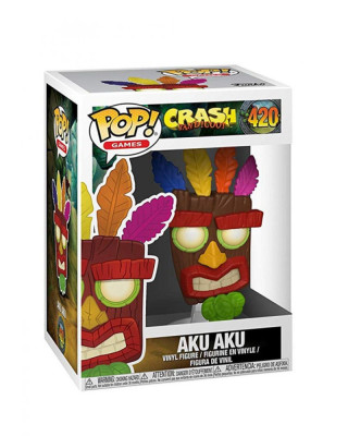 Bobble Figure Crash Bandicoot Pop! - Aku Aku 