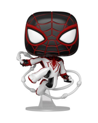 Bobble Figure Miles Morales POP! - Miles Morales (Track suit) 