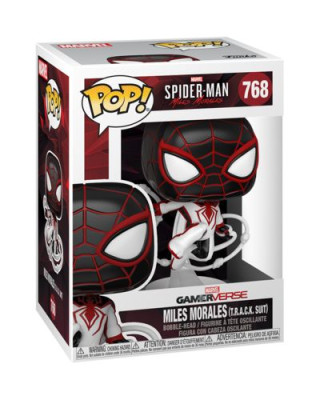 Bobble Figure Miles Morales POP! - Miles Morales (Track suit) 
