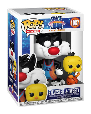 Bobble Figure Movies Pop! Space Jam - A New Legacy - Sylvester And Tweety 