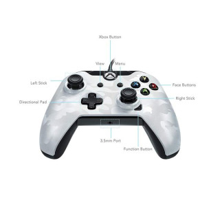 Gamepad PDP Ghost White 