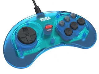 Gamepad Retro-Bit SEGA MD Mini 6-B USB Blue 