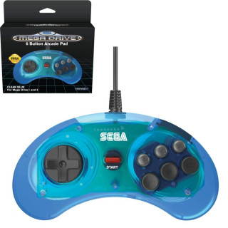 Gamepad Retro-Bit SEGA MD Mini 6-B USB Blue 