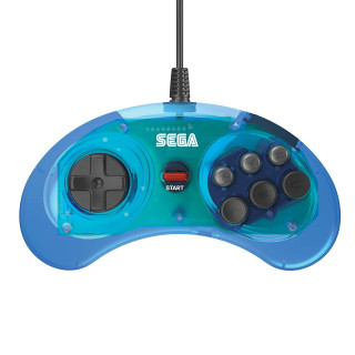 Gamepad Retro-Bit SEGA MD Mini 6-B USB Blue 