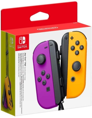 Gamepad Joy-Con Pair - Neon Purple & Neon Orange 