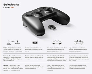 Gamepad Steelseries Stratus Duo 