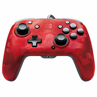 Gamepad PDP Faceoff Deluxe+ Camo Red 