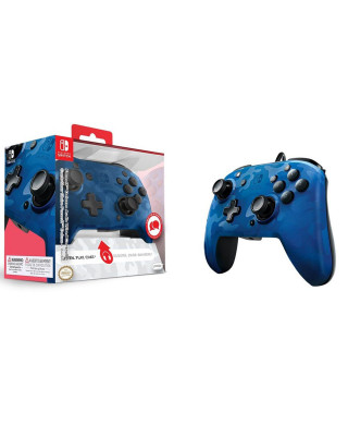 Gamepad PDP Faceoff Deluxe+ Camo Blue 