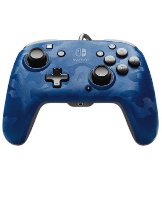 Gamepad PDP Faceoff Deluxe+ Camo Blue 