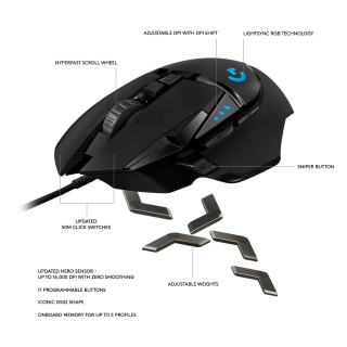 Miš Logitech G502 Hero 