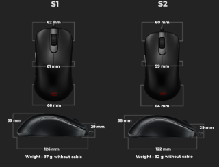 Miš Zowie S2 Black 