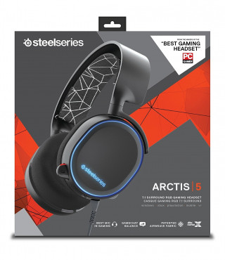 Slušalice Steelseries Arctis 5 - Black 