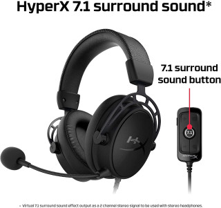 Slušalice Hyperx Cloud Alpha S Blackout 