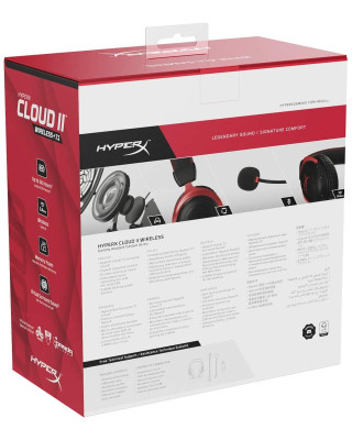 Slušalice HyperX Cloud 2 Wireless - Red 