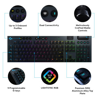 Tastatura Logitech G915 Lightspeed - GL Linear 