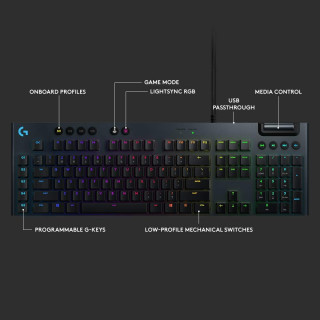 Tastatura Logitech G815 Lightspeed - GL Tactile 