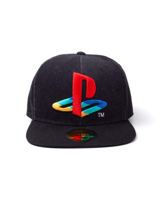 Kačket Playstation - Logo Denim Snapback Cap 