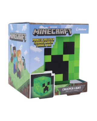 Lampa Minecraft - Creeper Light With Sound 