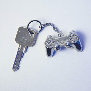 Privezak Playstation 4 Gamepad 3D Metal 