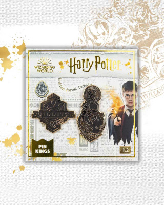 Pin Kings Harry Potter Enamel Pin Badge Set 1.2 - Quidditch & Crookshanks 