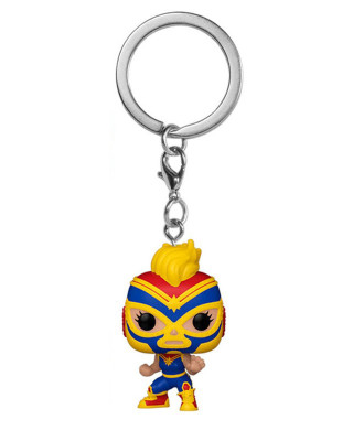 Privezak Pocket Pop! Marvel Lucha Libre - Captain Marvel 