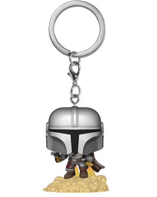 Privezak Star Wars Pocket POP! - The Mandalorian With Booster 